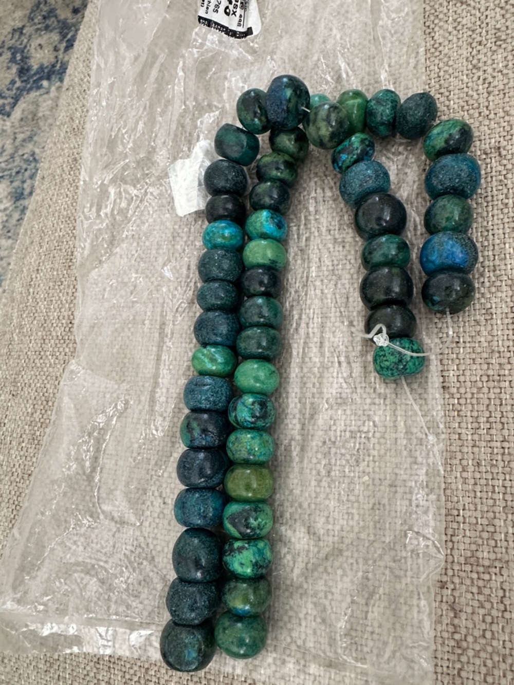 New Fire Mountain Gems Yellow Turquoise Bead Strands (50 beads)